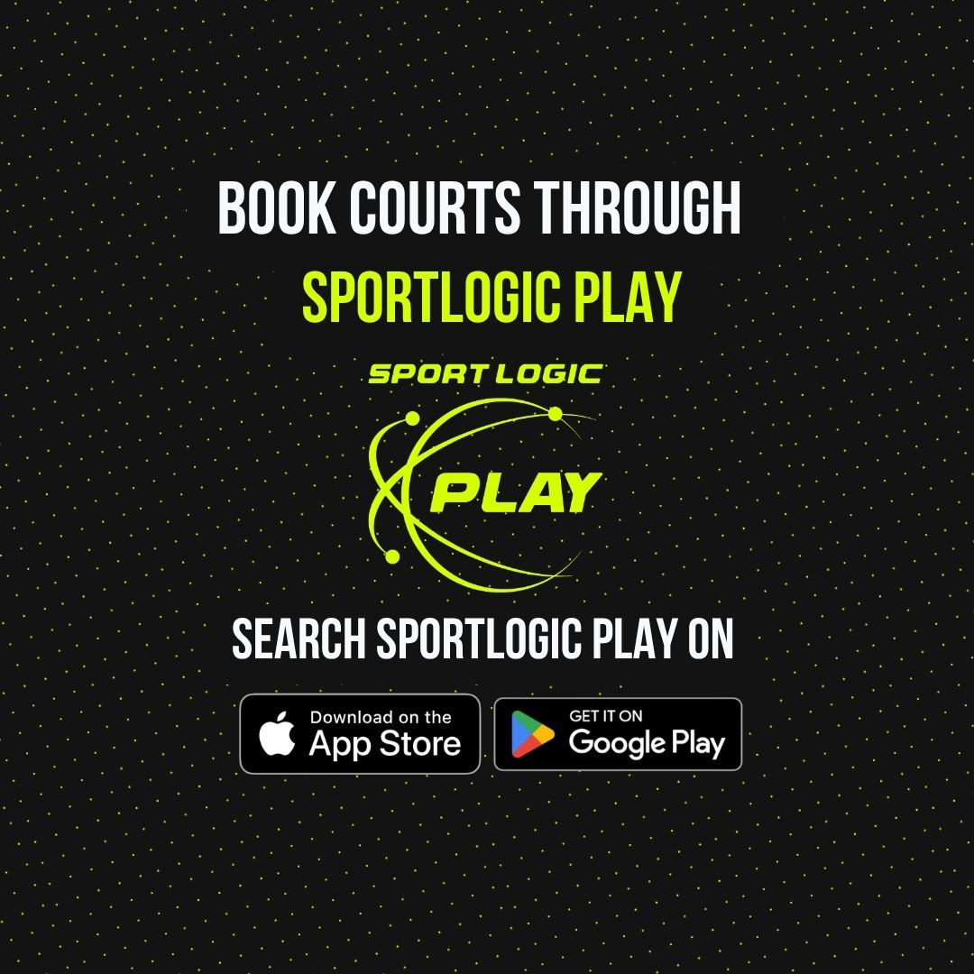 Book courts through SportLogic Play. Search SportLogic Play on the App Store or Google Play.