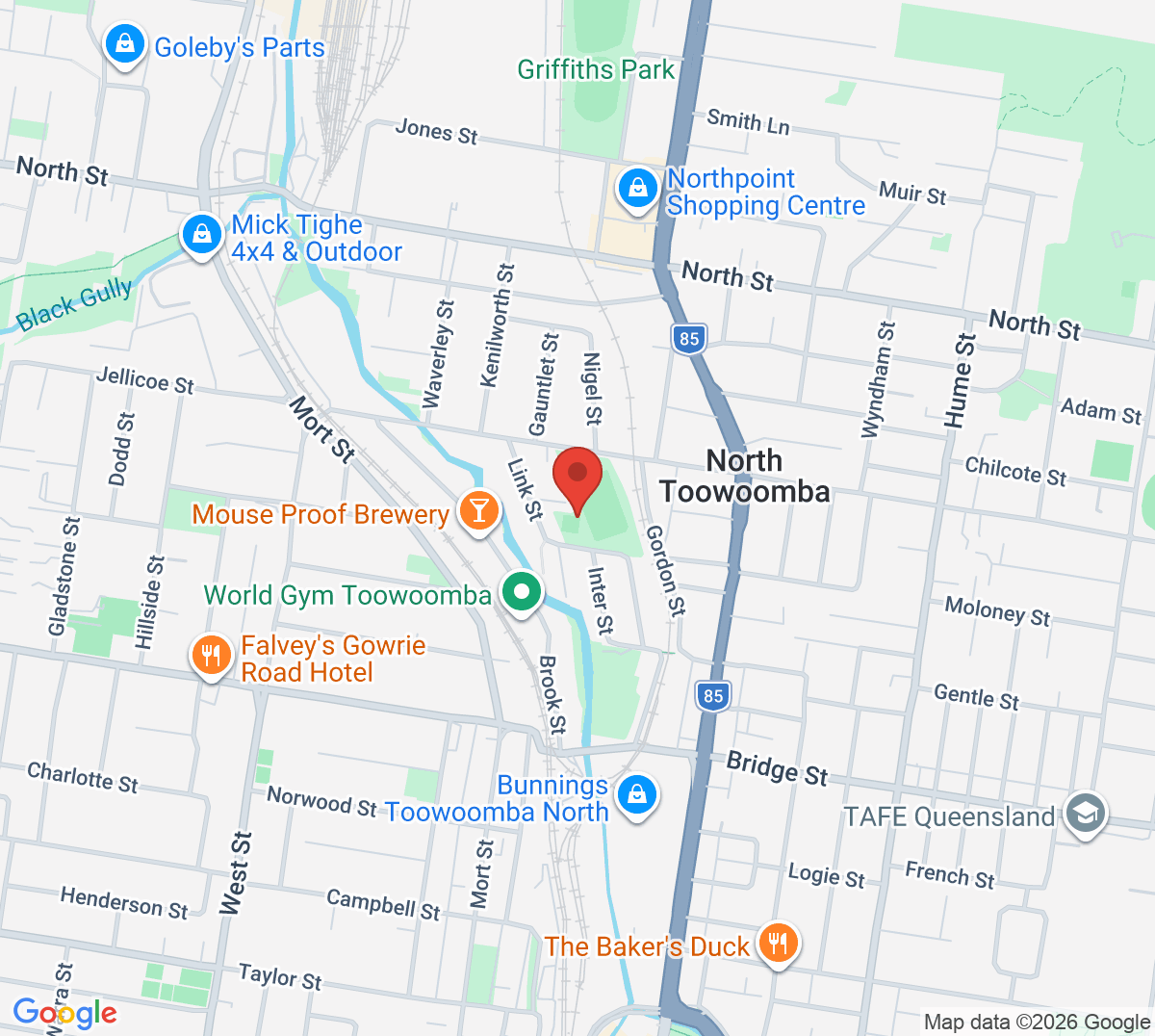 Map of Alford Park Tennis Club