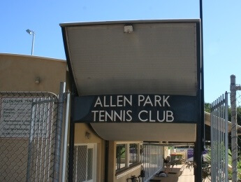 Allen Park Tennis Club in Swanbourne