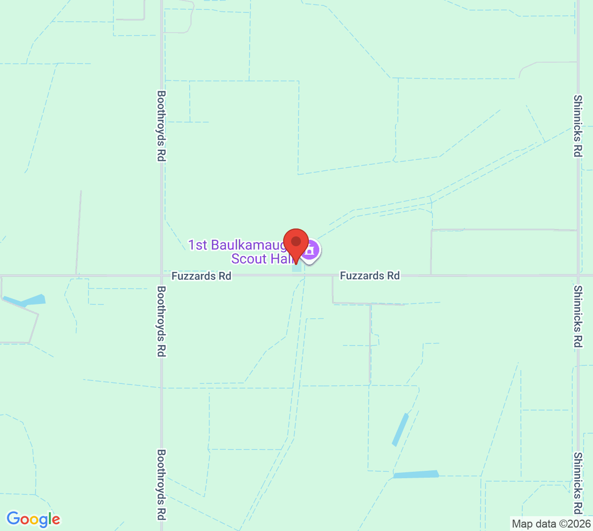 Map of Baulkamaugh Tennis Club