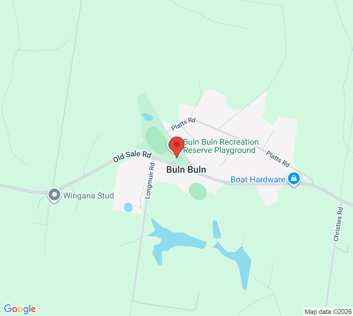 Map of Buln Buln Tennis Club