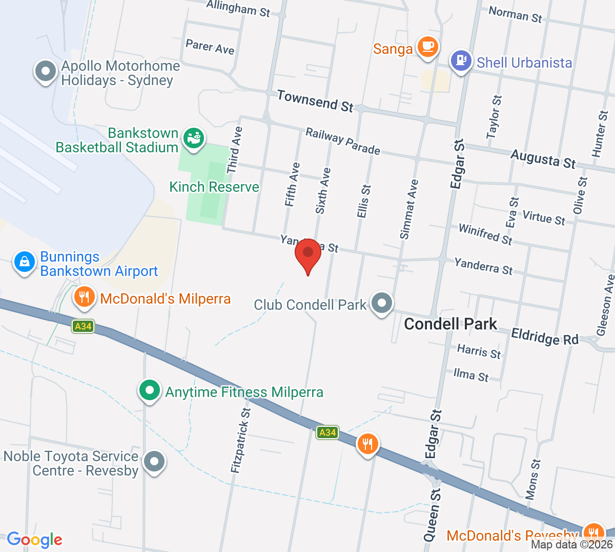 Map of Deverall Park