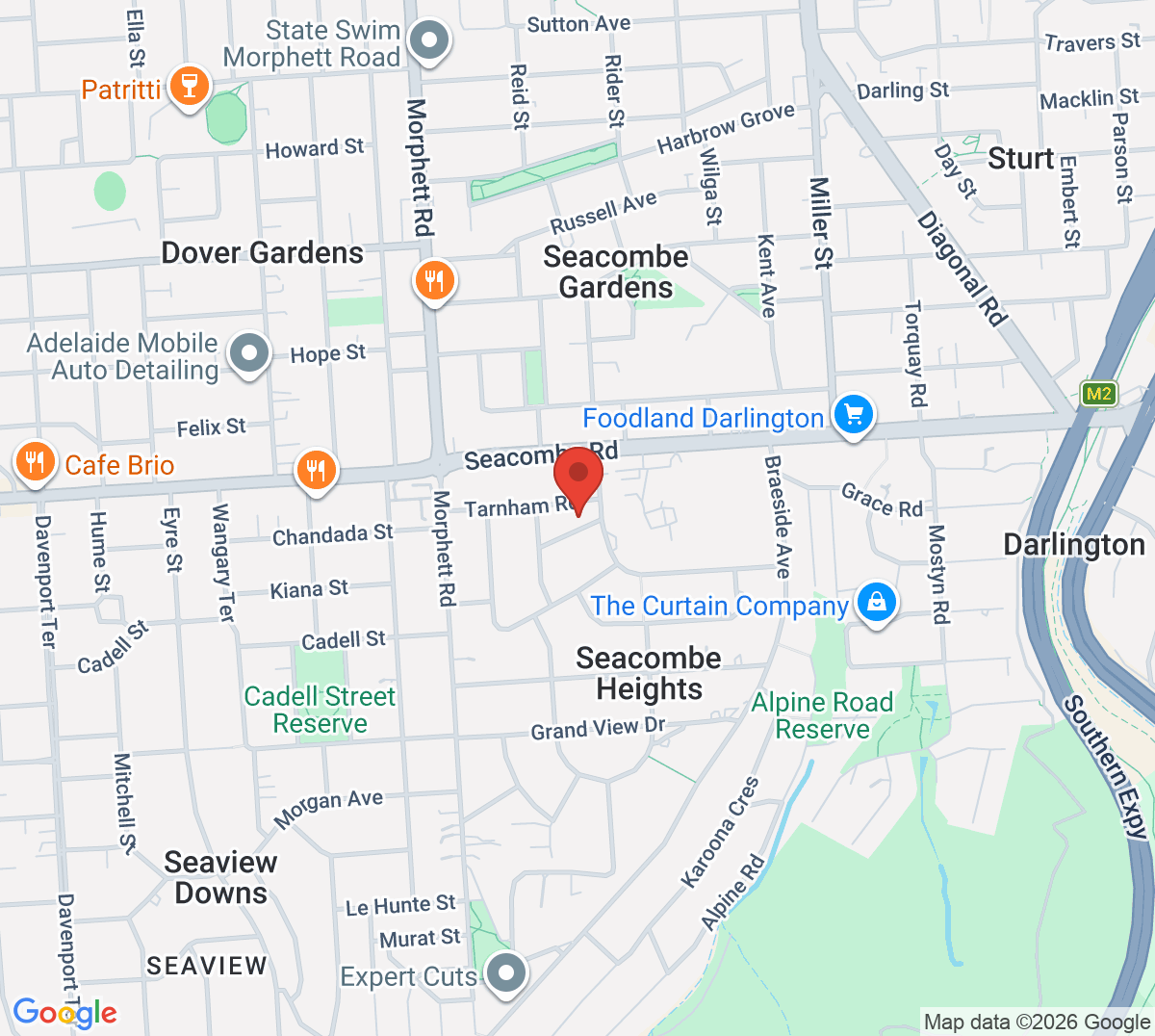 Map of Dover Square Tennis