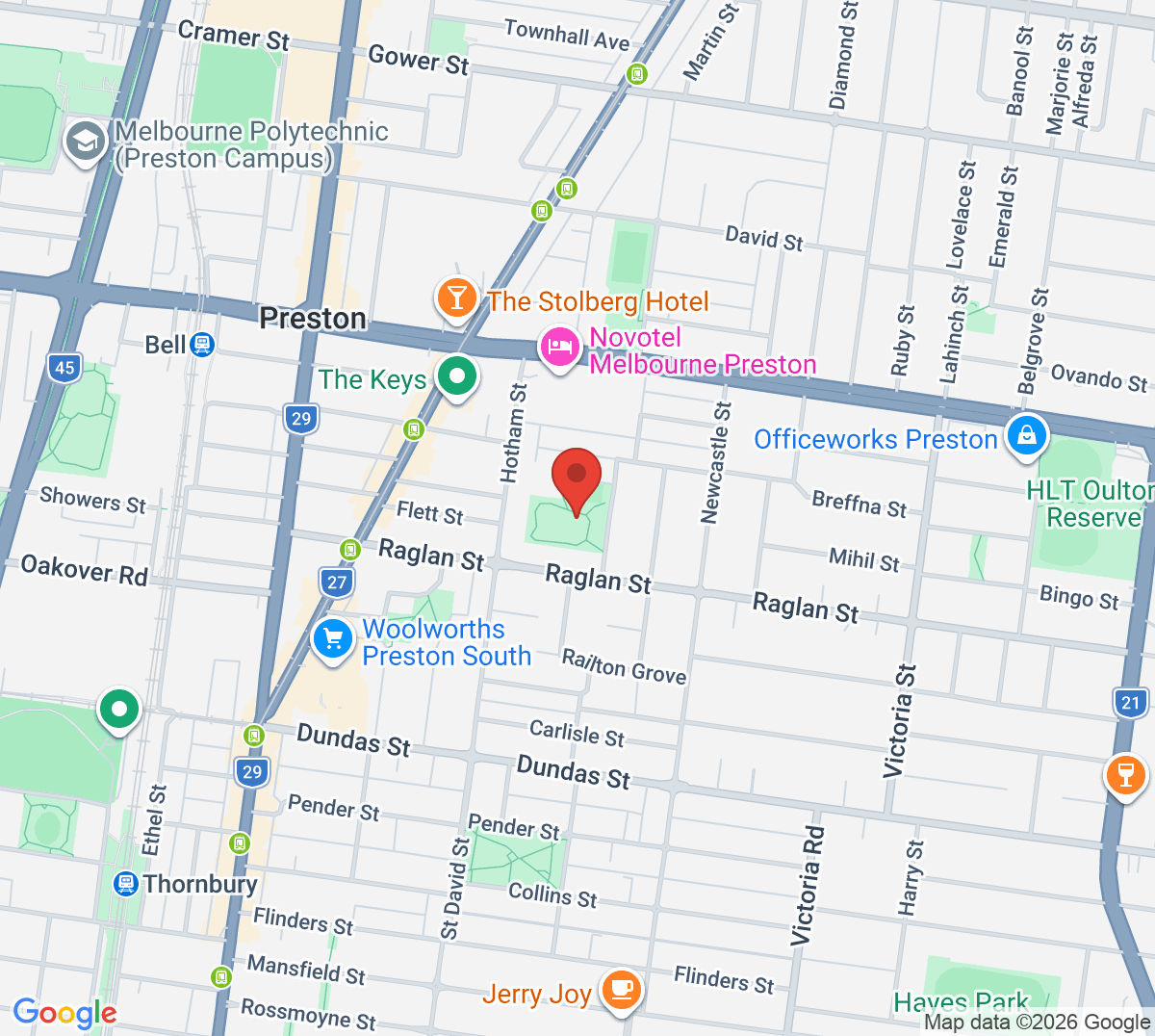 Map of East Preston Park Tennis Club