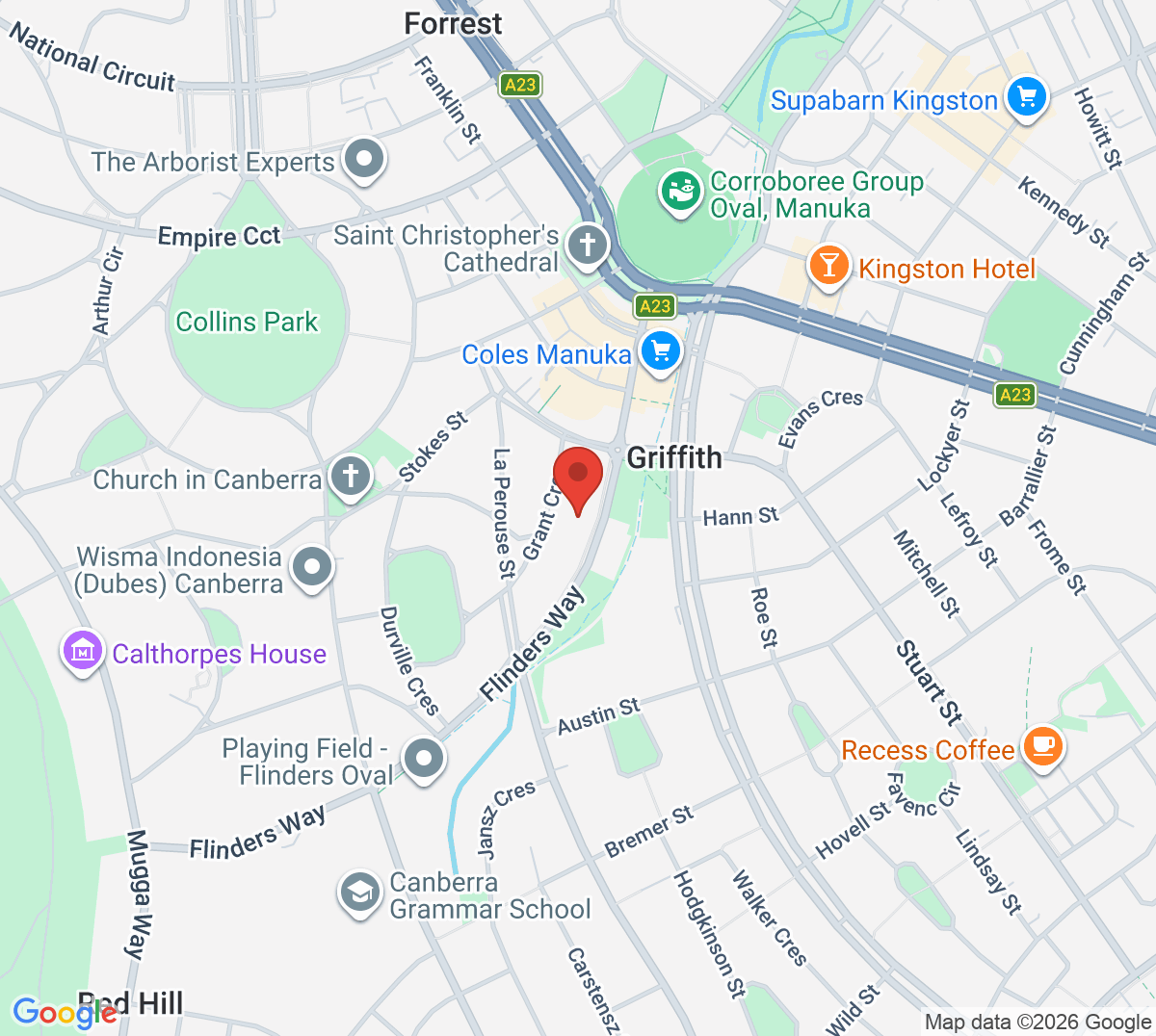 Map of Eastlake Tennis Club