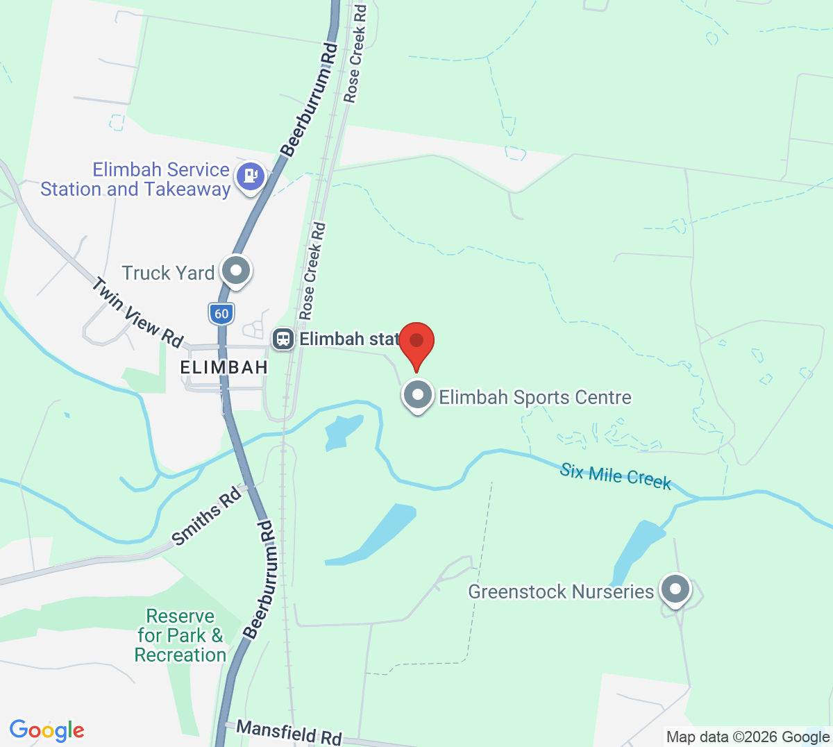 Map of Elimbah Sports Centre