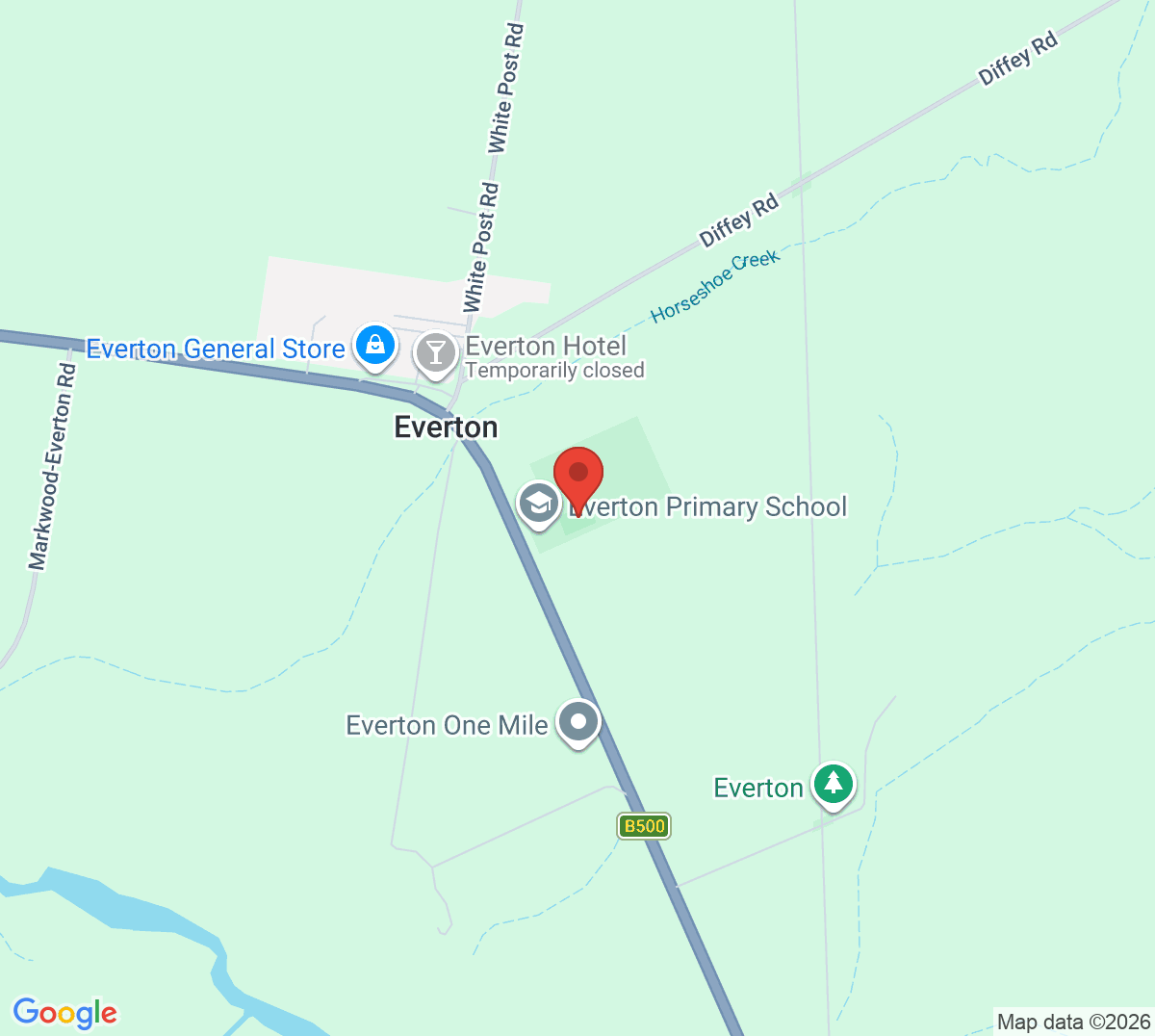 Map of Everton Tennis Club