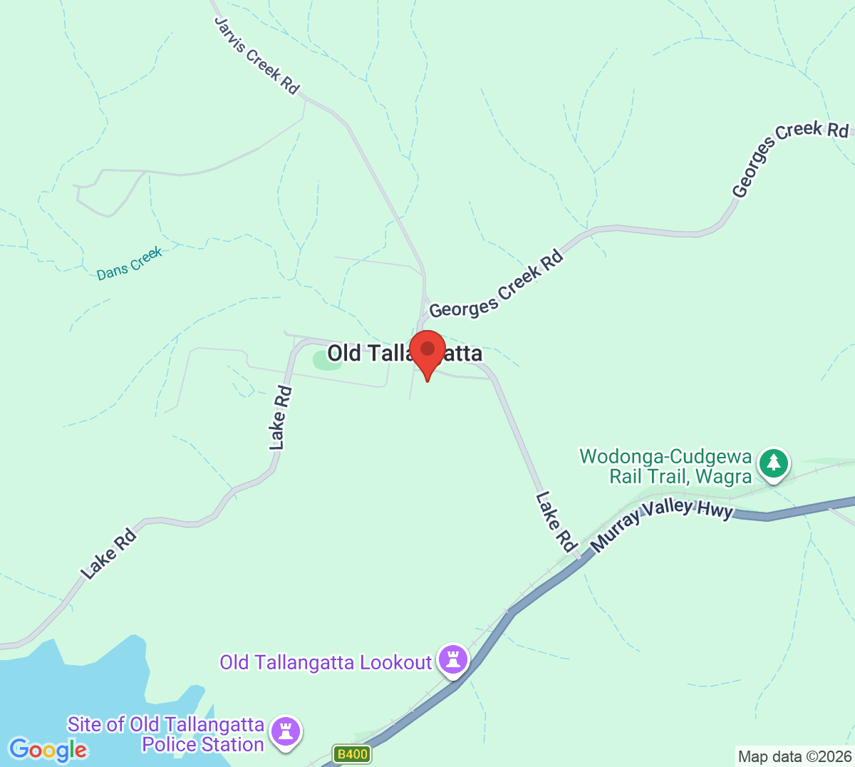 Map of Georges Creek  Tennis Club
