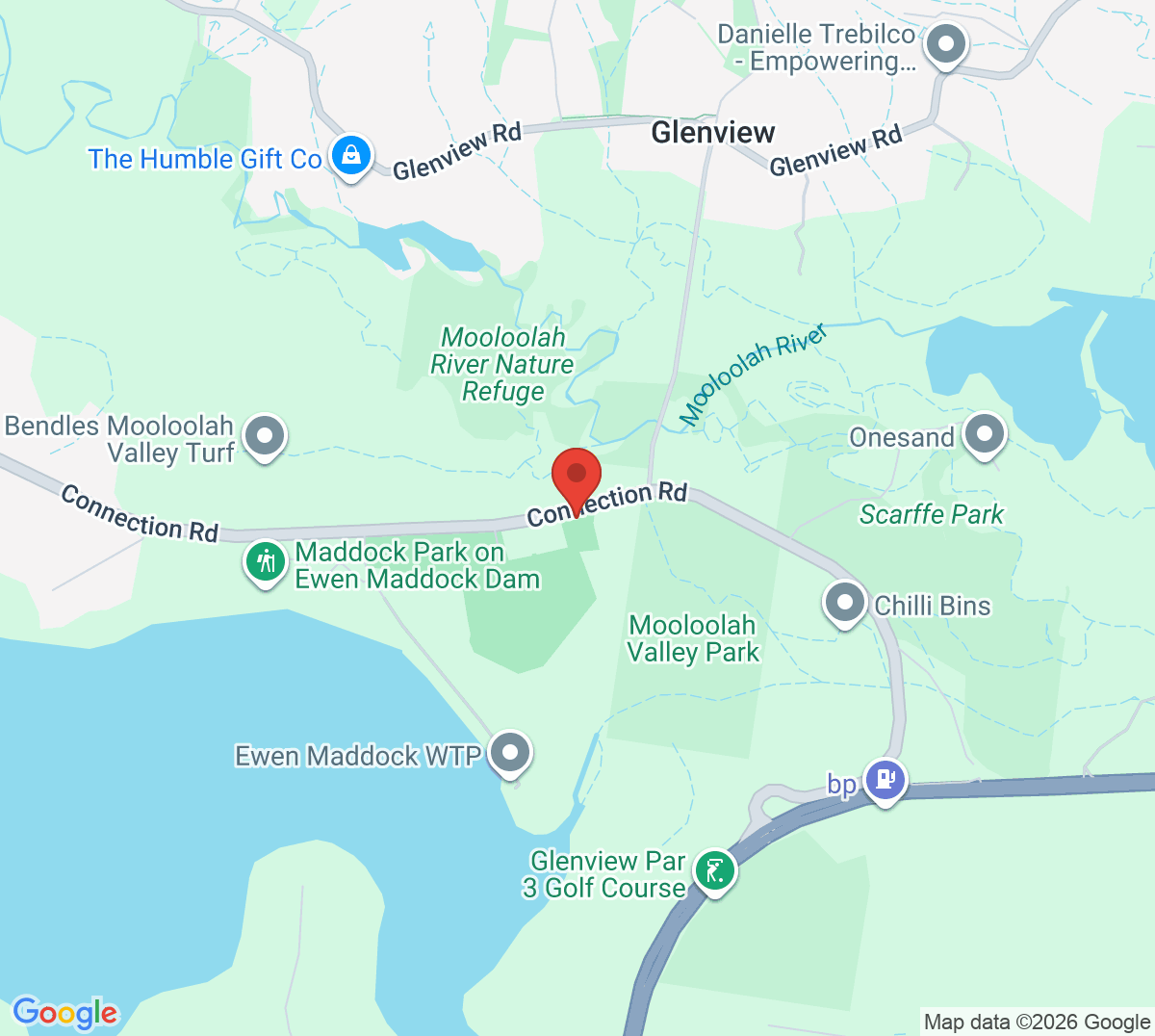 Map of Glenview Mooloolah Tennis Club