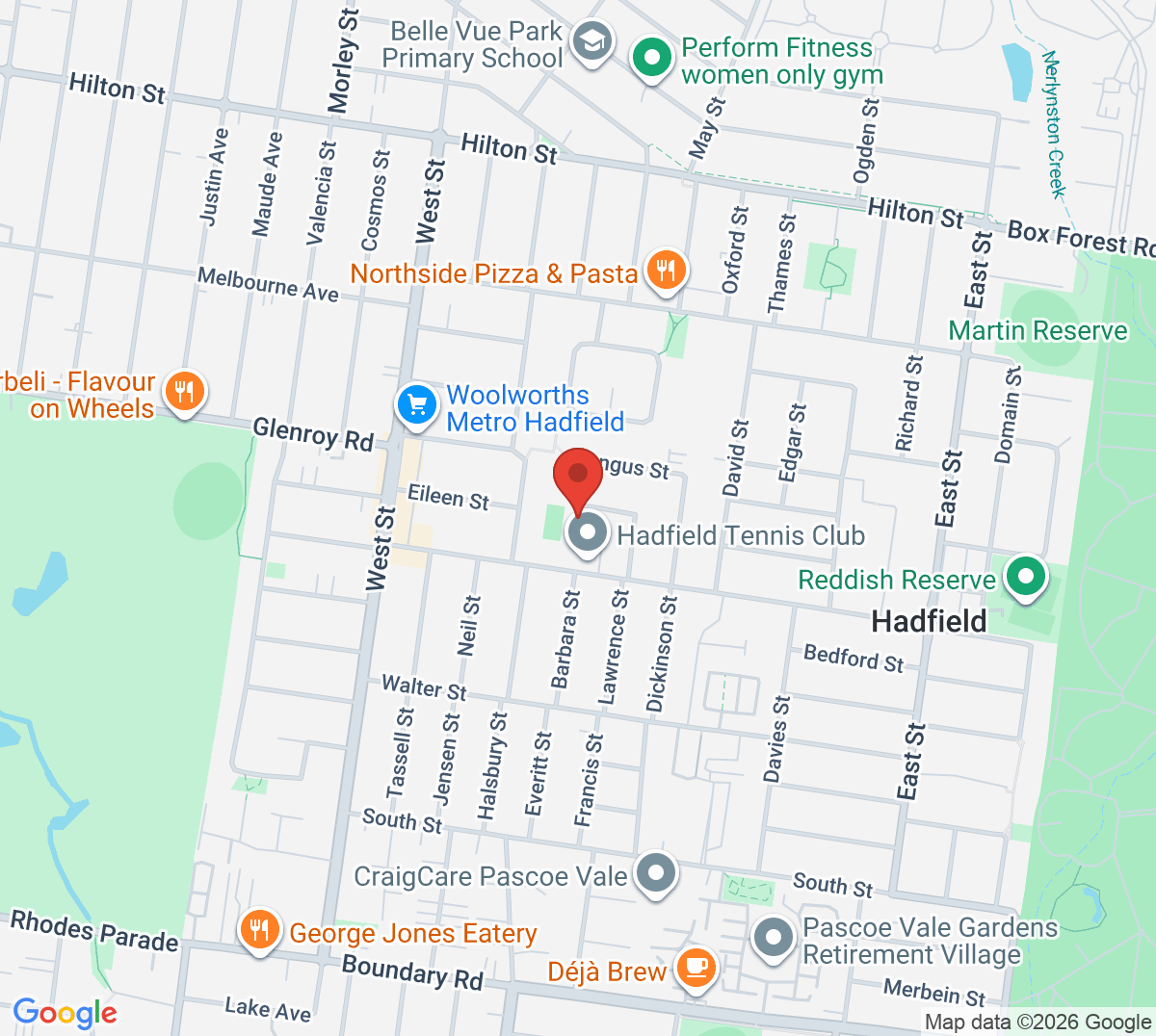 Hadfield Tennis Club, Hadfield VIC | Book a Tennis Court