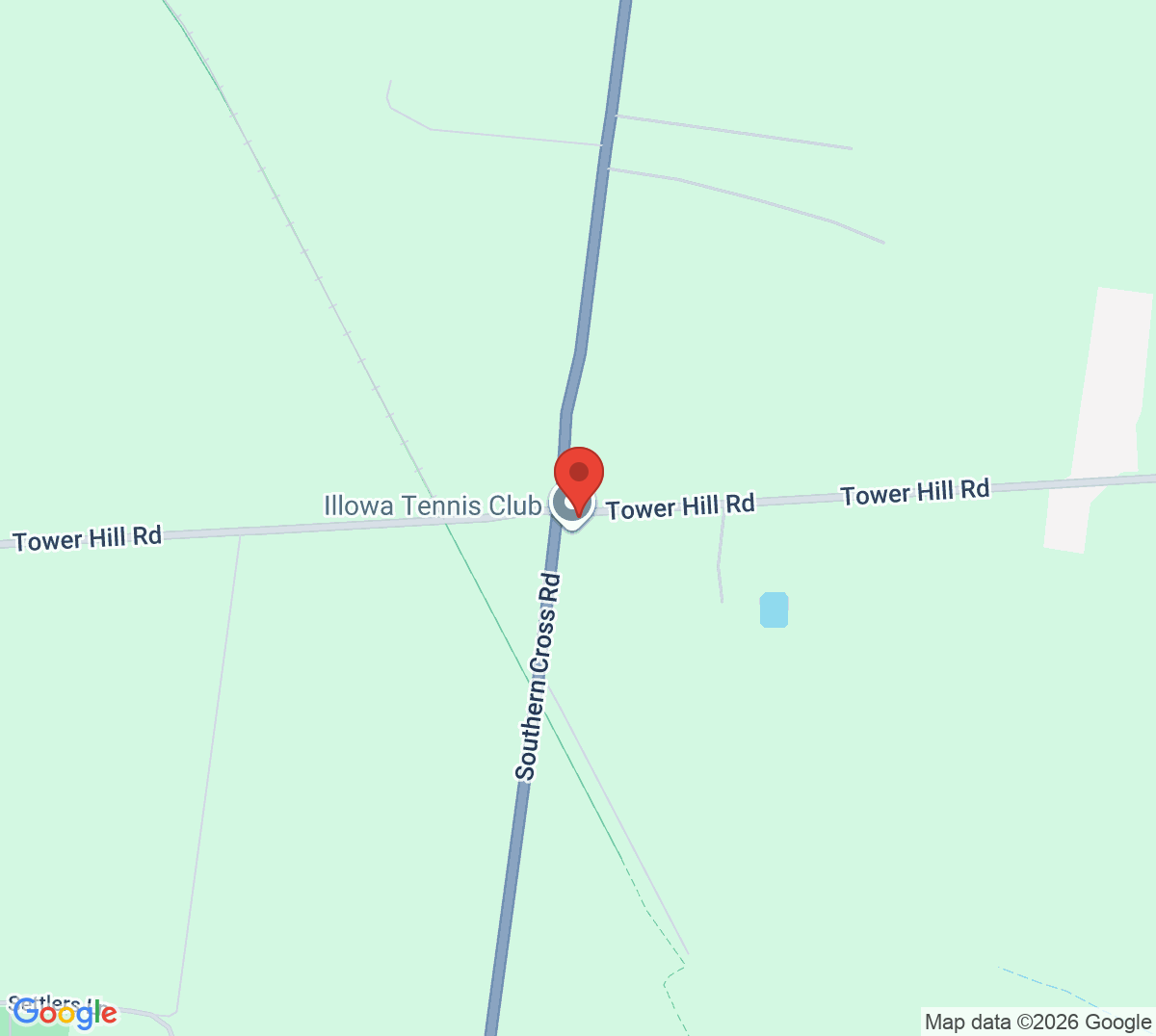 Map of Illowa Tennis Club