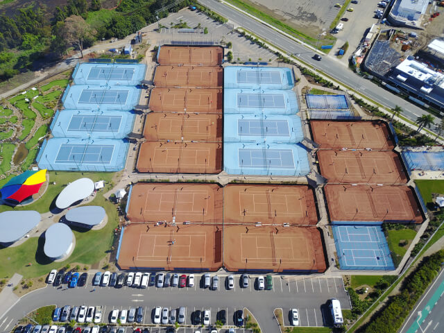 Tennis court in Brisbane - KDV Sport