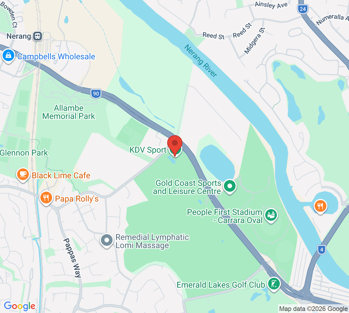Map of KDV Sport