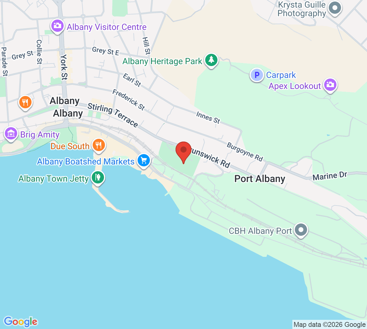 Map of Lawley Park Tennis Club