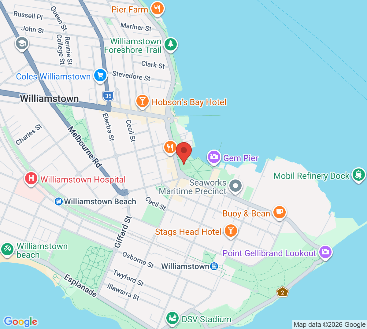 Map of Liston Tennis Club