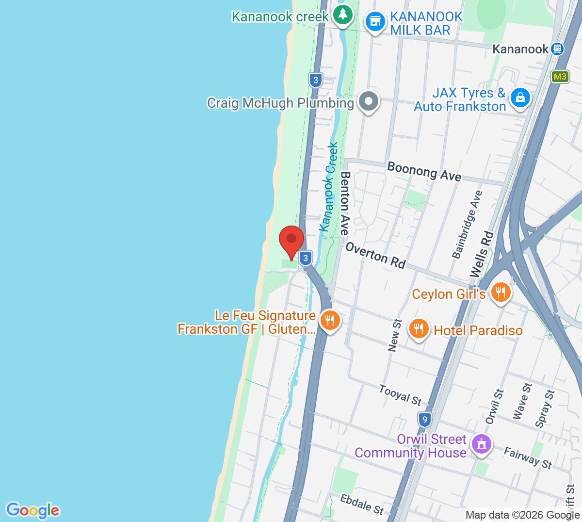 Map of Long Island Tennis Club