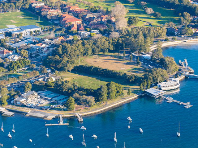 Lyne Park Tennis Centre in Rose Bay