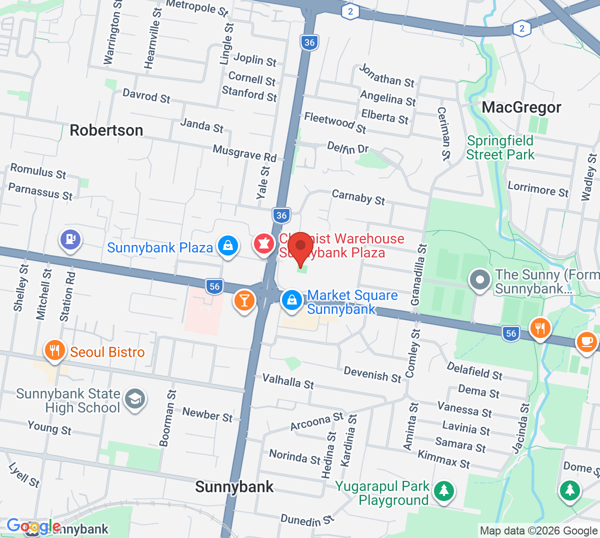 Map of MacGregor Primary Complex