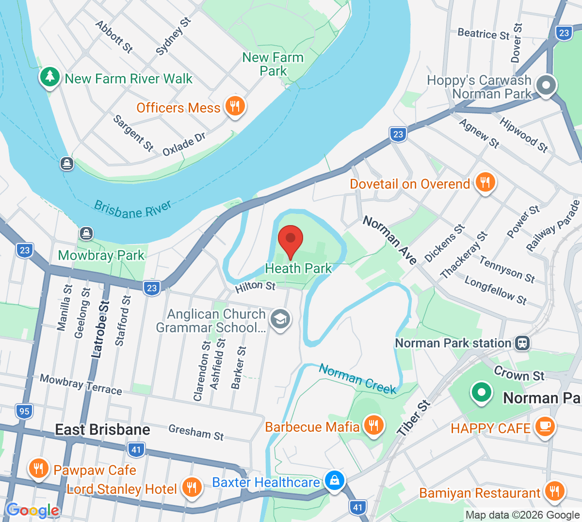 Map of Malpass Tennis