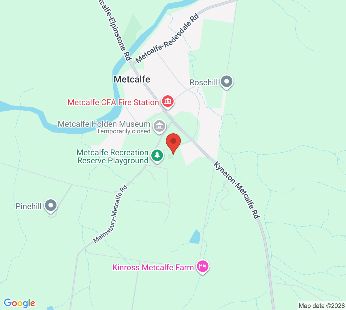 Map of Metcalfe Tennis Club