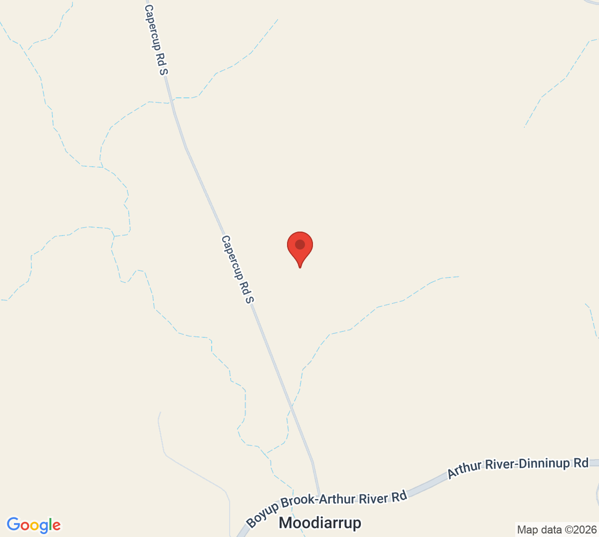 Map of Moodiarrup Tennis Club