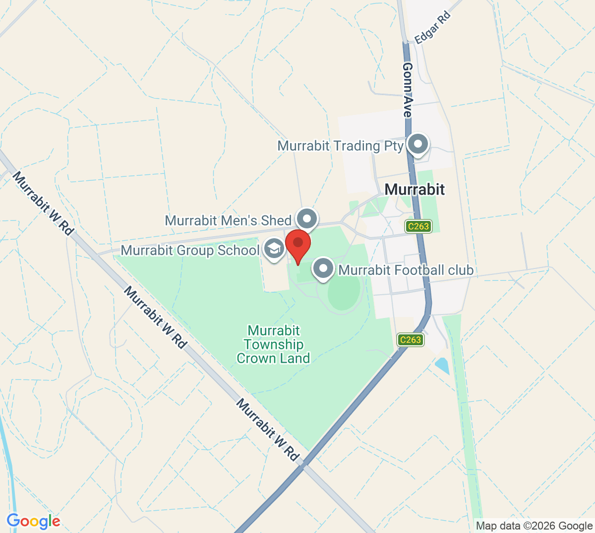 Map of Murrabit Tennis Club