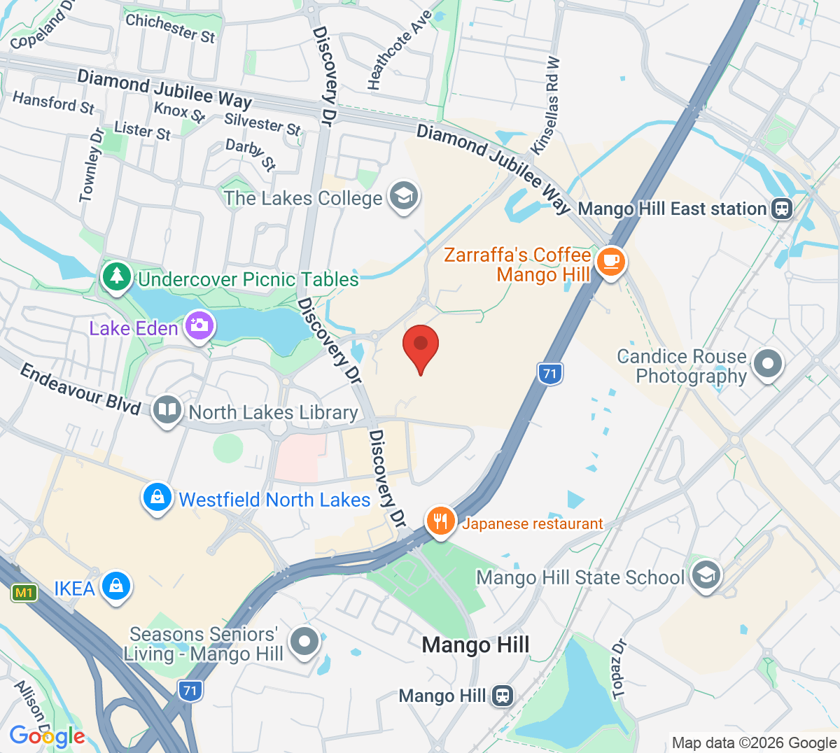 Map of North Lakes State College