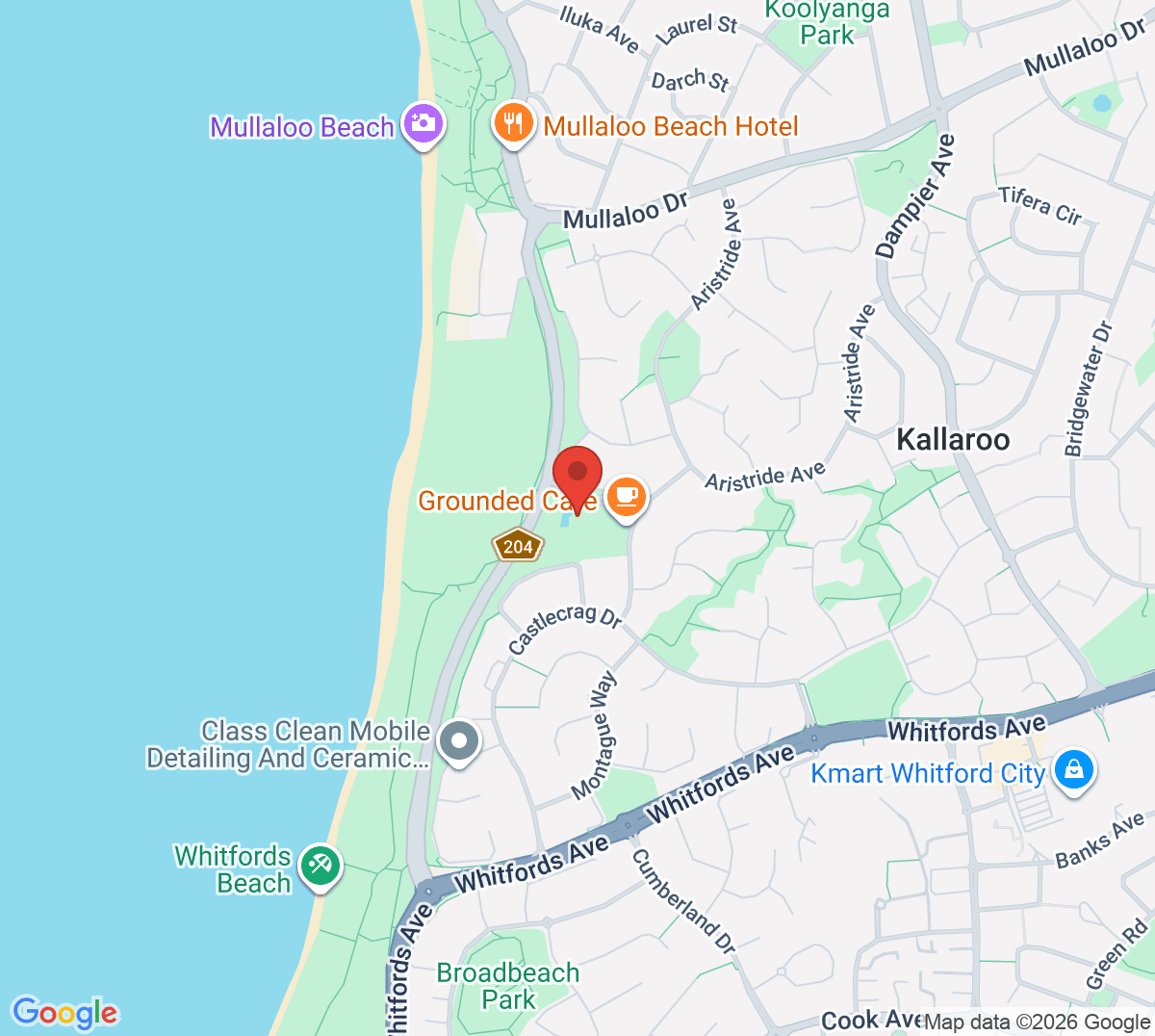 Map of North Shore Country Club