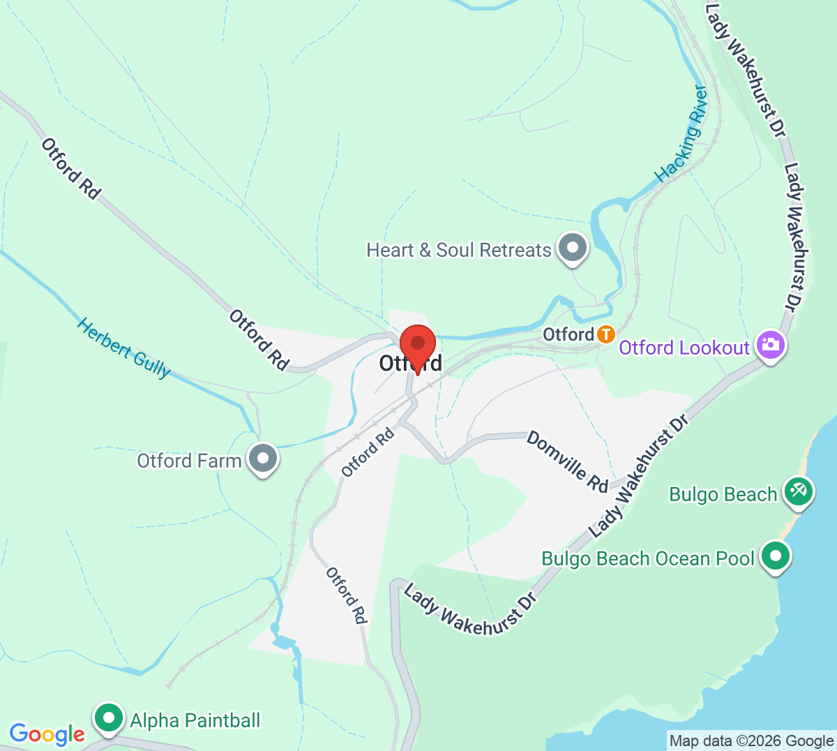 Map of Otford Tennis Club