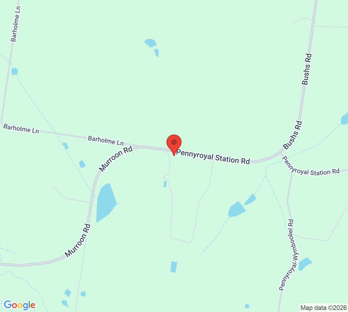 Map of Pennyroyal Tennis Club