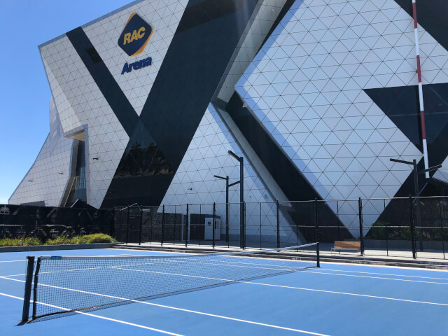 RAC Arena Outdoor Tennis Court - The Backcourt in Perth