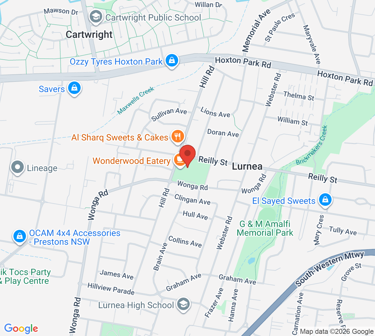 Map of Philip Park Tennis Centre