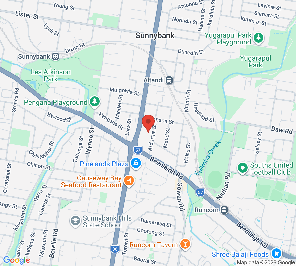 Map of Runcorn State School