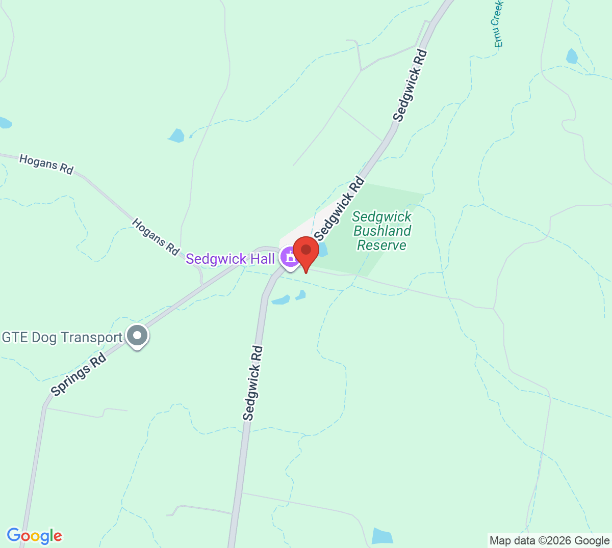 Map of Sedgwick Tennis Club