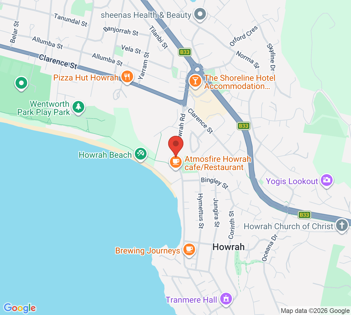 Map of Sunshine Tennis Club