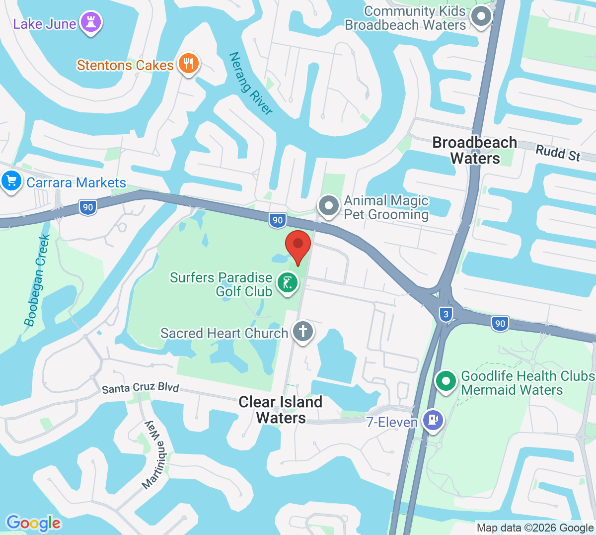 Map of Starr Tennis Centre