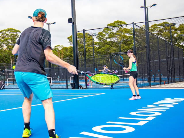 Wollongong Regional Tennis Centre (formally Beaton Park Tennis Centre) in  Gwynneville  