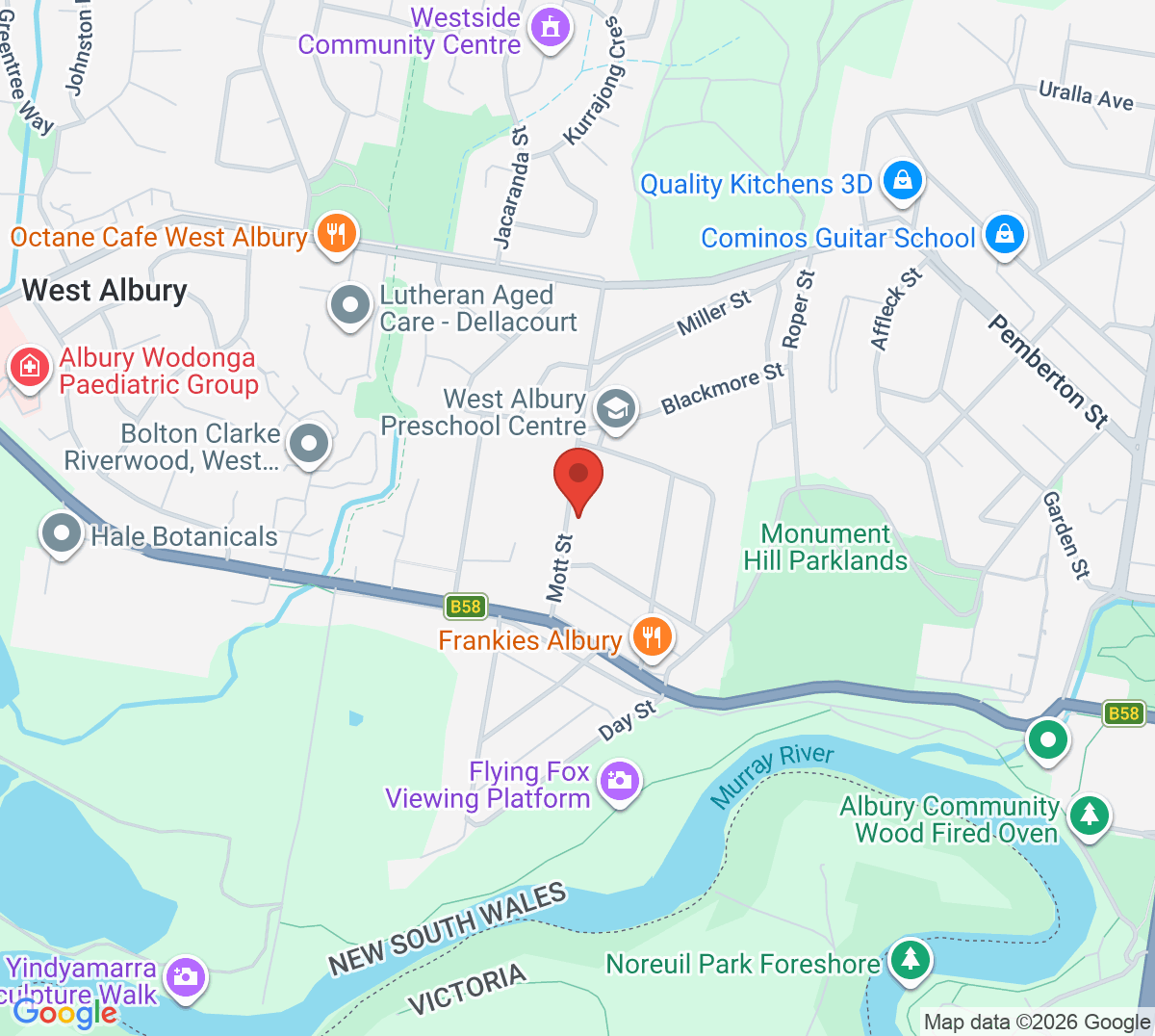 Map of Uiver Park Tennis Club