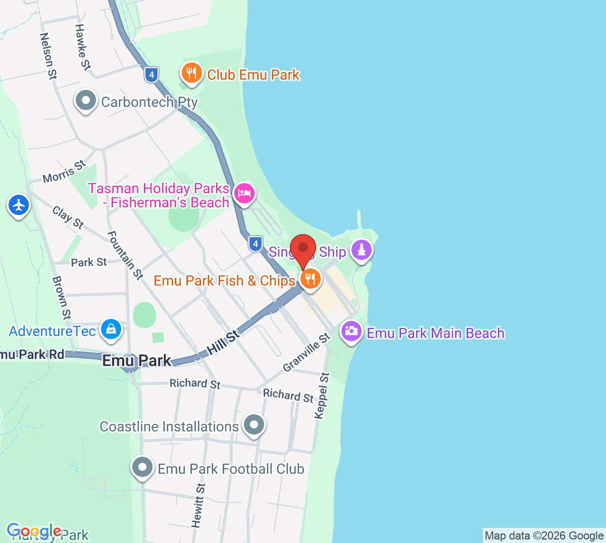 Map of Victory Tennis Club