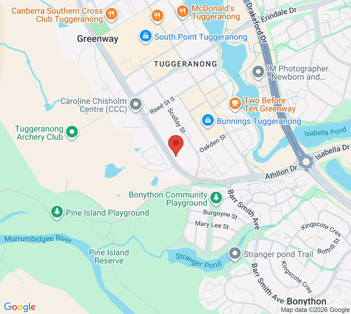 Map of Vikings Social Tennis Club