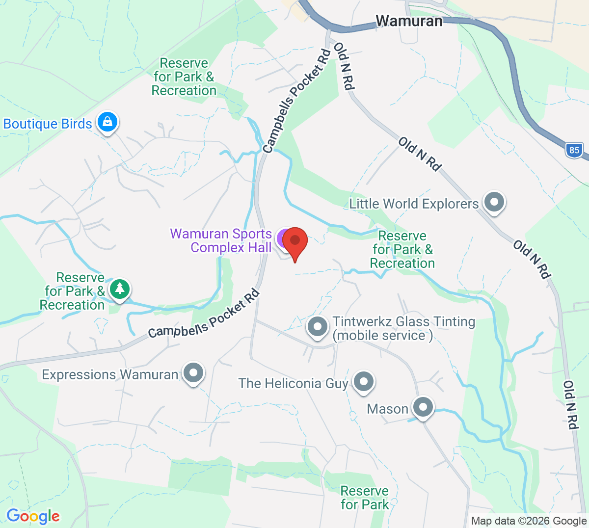 Map of Wamuran Tennis Courts