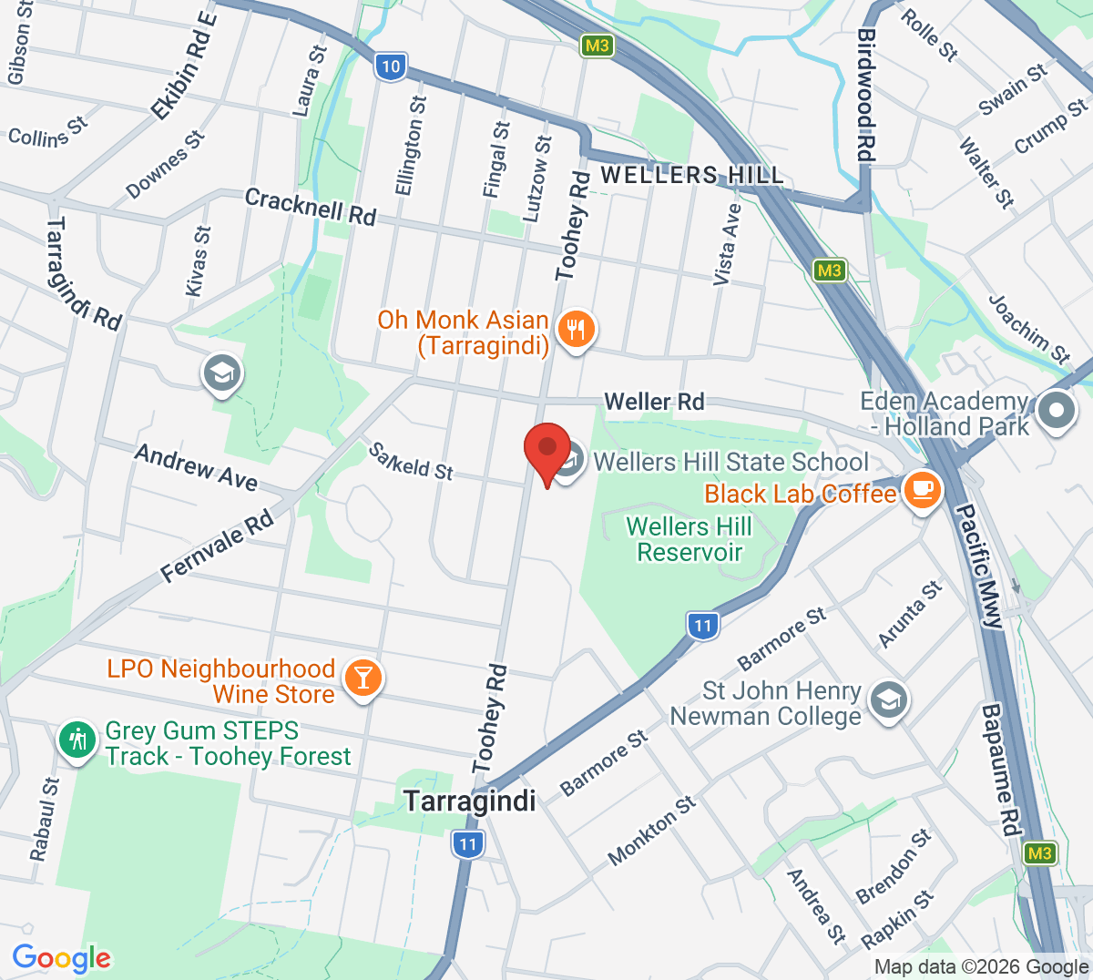 Map of Wellers Hill State Primary School